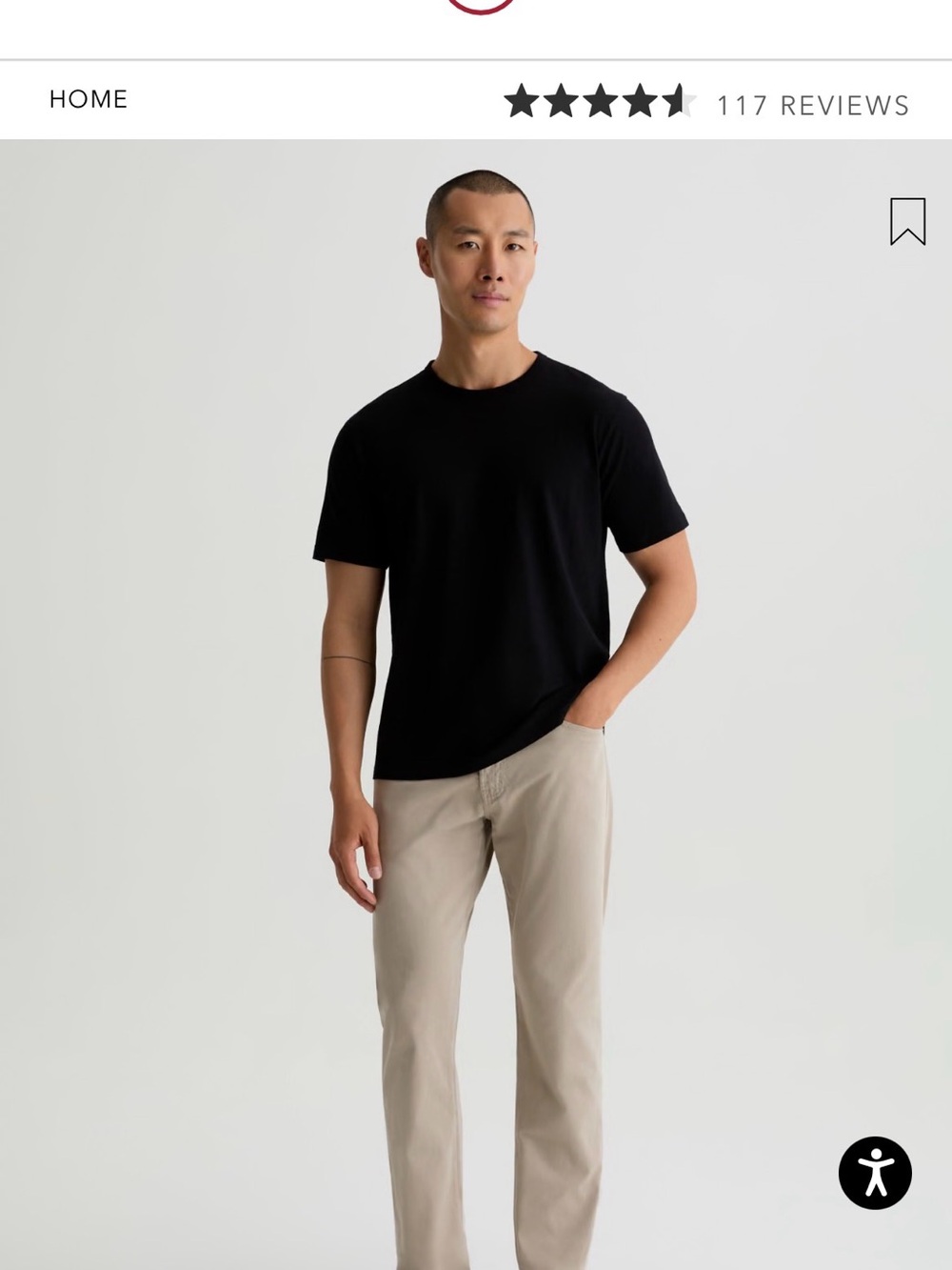Ag Adriano Goldschmied Straight Jeans in Light Tan 40x30